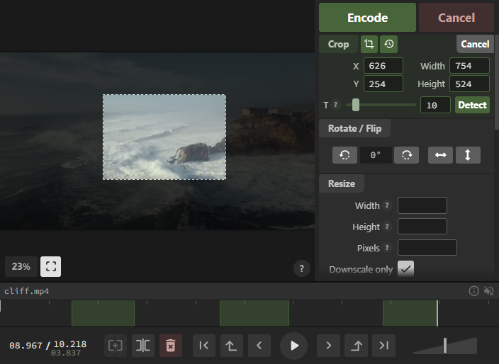 Encode editor